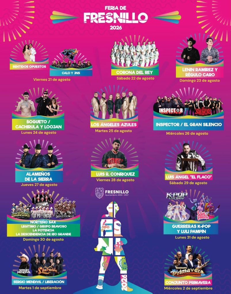 cartelera teatro del pueblo feria fresnillo 2026