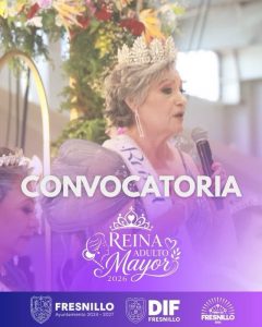 convocatoria reina adulto mayor feria fresnillo 2026