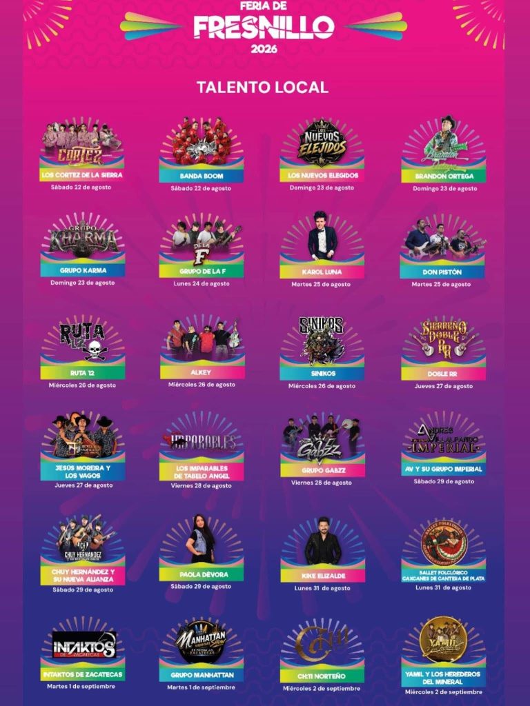 talento local feria fresnillo 2026
